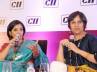 CII National Committee on Media & Entertainment & Chairman, CII National Committee on Media & Entertainment & Chairman, new indian woman needs the support of new indian man shabana, Women characters