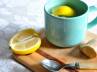 health benefit of lemon, neutralize, a cup of health lemon tea, Infections