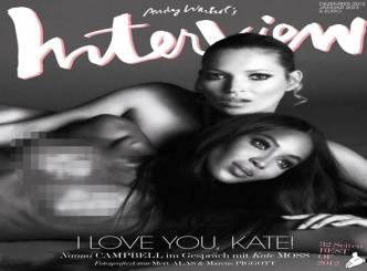 Kate Moss, Naomi Campbell poses nude for photoshoot