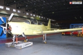 HAL trainer aircraft flies, HAL trainer aircraft flies, hal rolls out first htt 40 basic trainer, Technology news