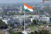 KCR National Flag Hyderabad, Telangana National Flag, kcr to unfurl tallest national flag in hyderabad, Hcu