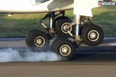 bengaluru news, plane tyre, plane loses tyre but lands safely, Bengaluru news