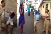 police beats man in Ulhasnagar, Maharashtra news, police thrashes youth after finding with girl in auto, Ulhasnagar