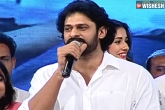 Prabhas Loafer audio function, Prabhas, pawan fans irritate prabhas in loafer audio launch, Pawan s fans
