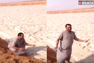 Sand flows like river in Iraq!