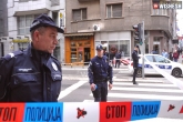 suicide bomber bakery, bomb bakery belgrade, suicide bomber blasts bakery in belgrade, B grade