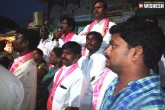 Telangana news, Warangal bypolls, back to back criticisms on trs in warangal, Sms