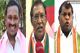 Warangal bypolls: TRS, BJP, Congress candidates got ready