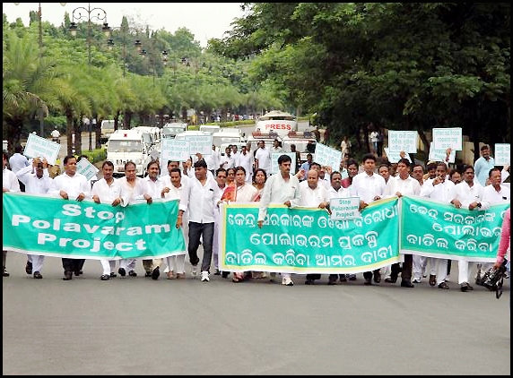 Odisha protests over Polavaram