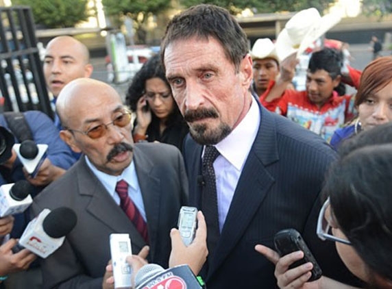 McAfee anti-virues founder arrested