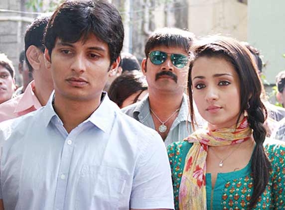 Mugamoodi Jiiva romances with Trisha