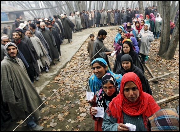 Jammu & Kashmir Voting recorded over 31%