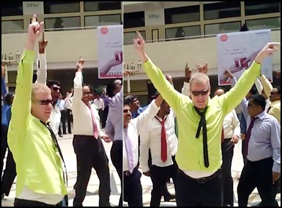 Flash mob of IT CEOs