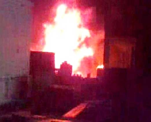 Short circuit, fire accident in Chandra Bose house