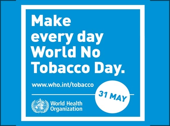 No tobacco 'to'day, every day