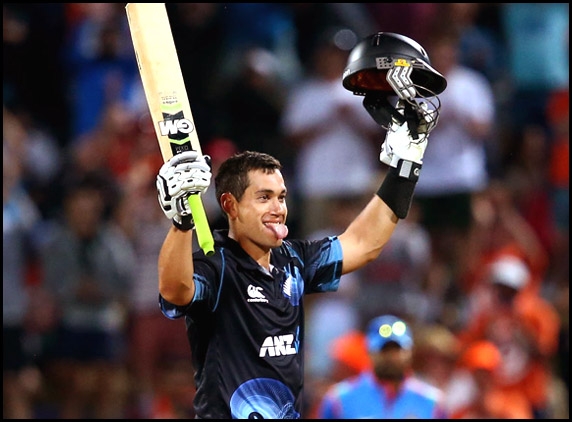 Taylor slams century, NZ seals series