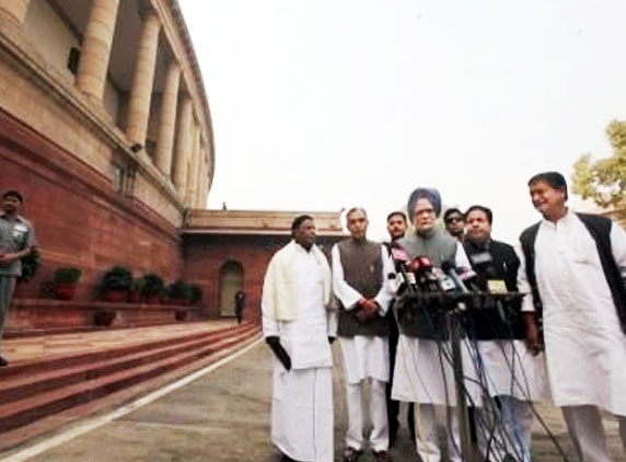 Lok Sabha adjourned after uproar over T issue