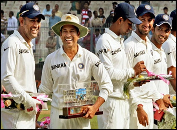 First Day of Sachin's 199th Test Match