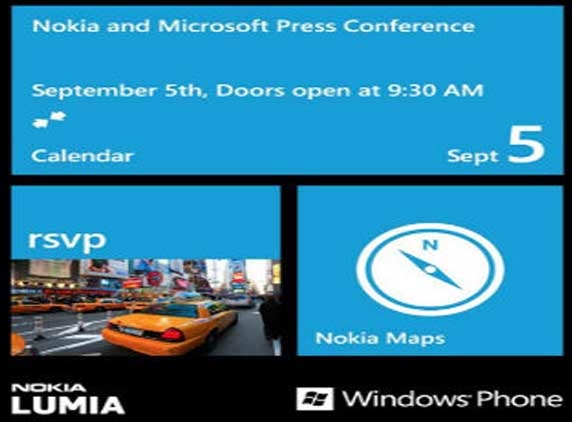 Windows 8 Lumia mobile could be launched on Sep 5