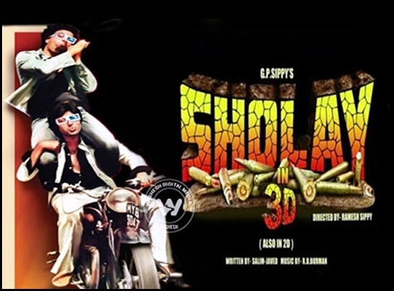 Sholay Making Cost Collected By 3D Film In 2 Days