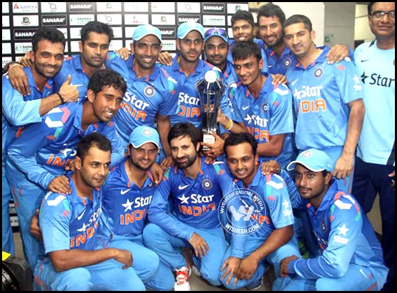 Wash out, India wins series