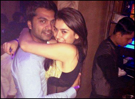 Hansika, Simbhu caught in Pub