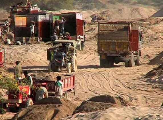 Sand mafia raises its ugly hoods