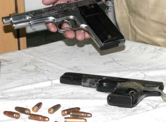 Two held in possession of arms