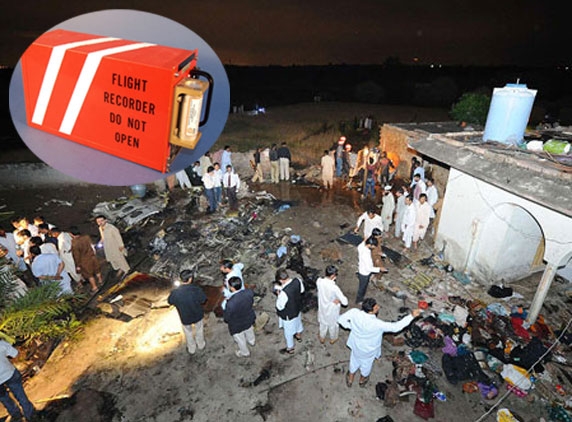 Pak airplane crash: Black box found