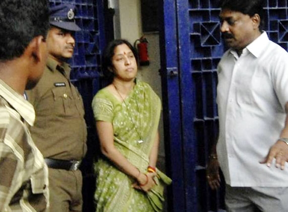 Srilakshmi completes first month in jail, remand extended