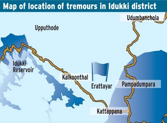 Tremors rock Idukki district of Kerala