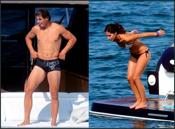Second rank to Tennis, Rafael Nadal shows off physique, girlfriend