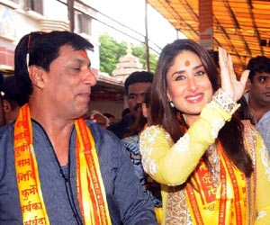 Chaos at Siddhi Vinayak temple as Kareena makes her presence