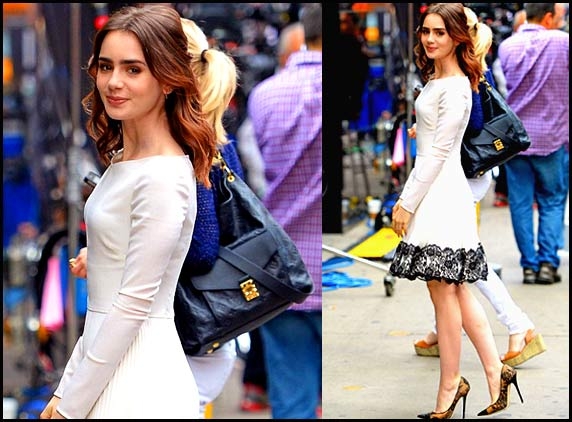 Lily Collins gets her Valentino right