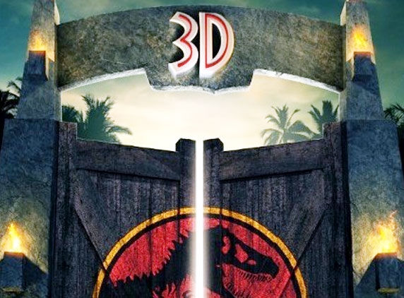 Watch the Jurassic Park in 3D