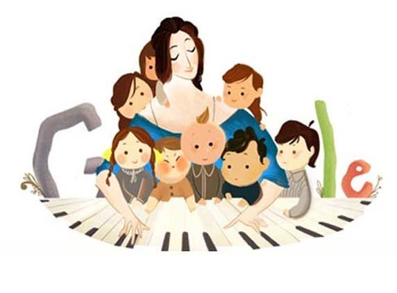 Google doodle commemorates Clara Shumann