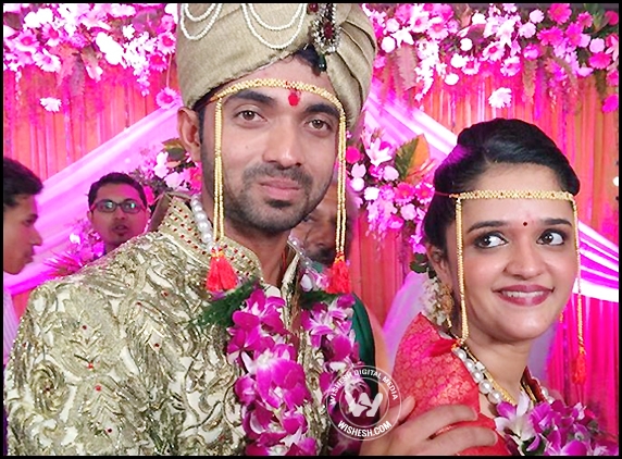 Ajinkya Rahane gets hitched!