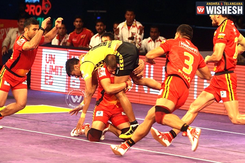 Telugu Titans Faced Defeat Against Bengaluru Bulls 28-30