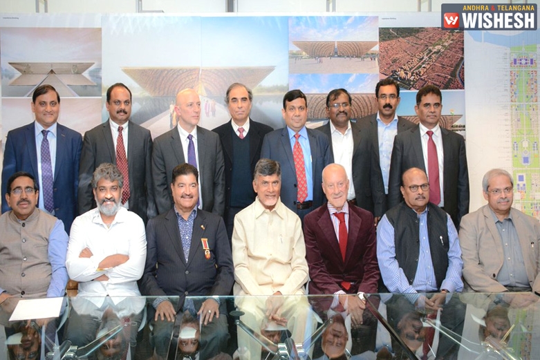 CBN And Rajamouli Busy In London