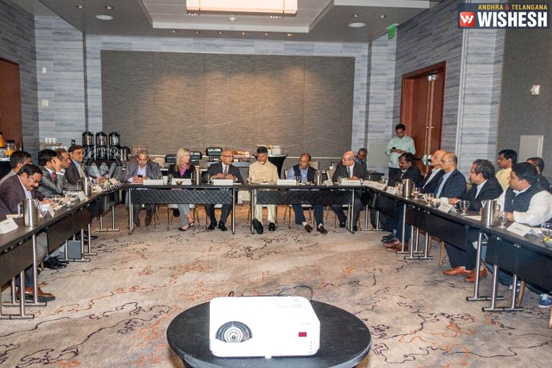 AP CM Meets Top Executives Of Tech Companies In US