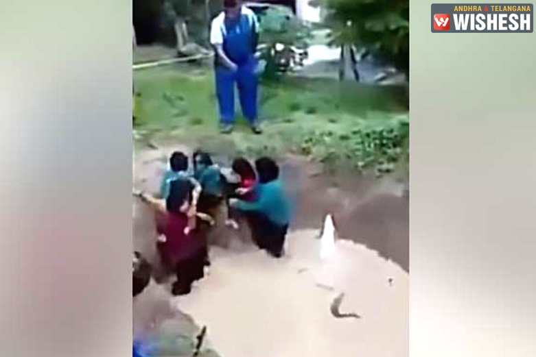 Girls Forced to Swim with Python at Motivational Camp in Malaysia