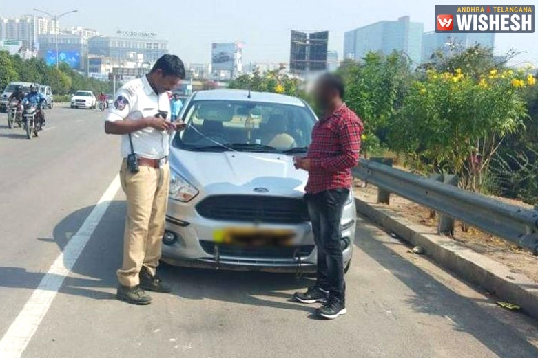Two Hyderabad Vehicles Caught With Over 100 Pending Challans