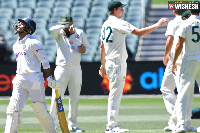 First Test: A Disastrous Performance by Indian Batsmen keeps them at a Spot