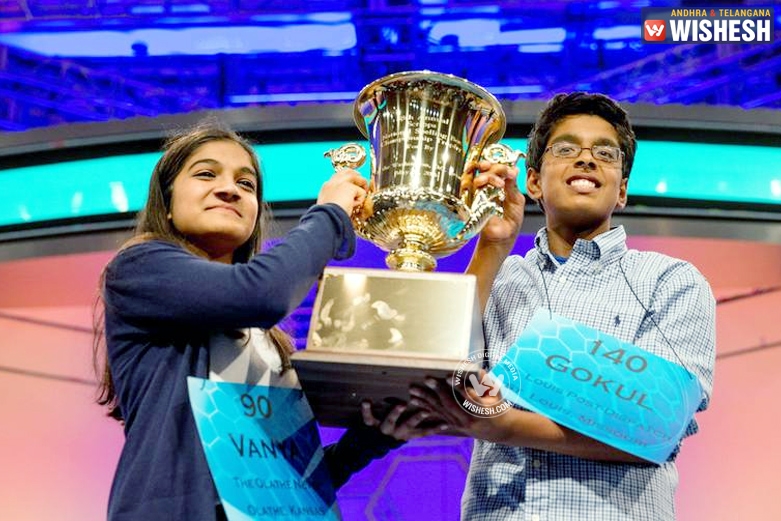 Indian-American Children becomes co-winners in Spelling Bee Contest