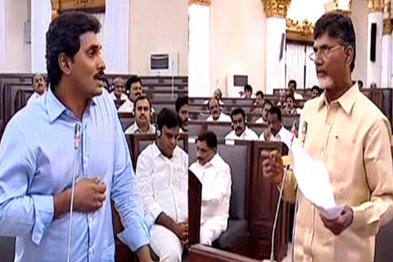 AP assembly: Naidu open challenge to Jagan