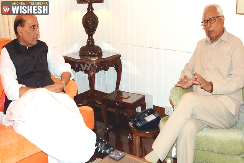 J&K Governor Meets Rajnath; Discusses Kashmir Situation