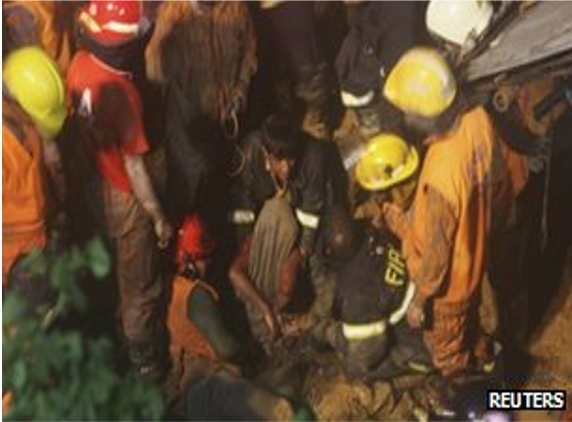 Dozens killed in landslides