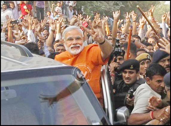 Modi kick starts Delhi Campaign