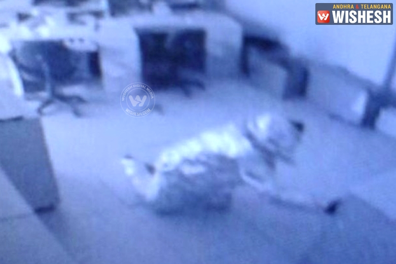 Bank robbers in tin foil suits, to trick alarm