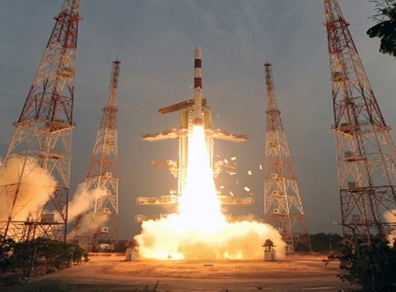 PSLV-C20 soars into sky